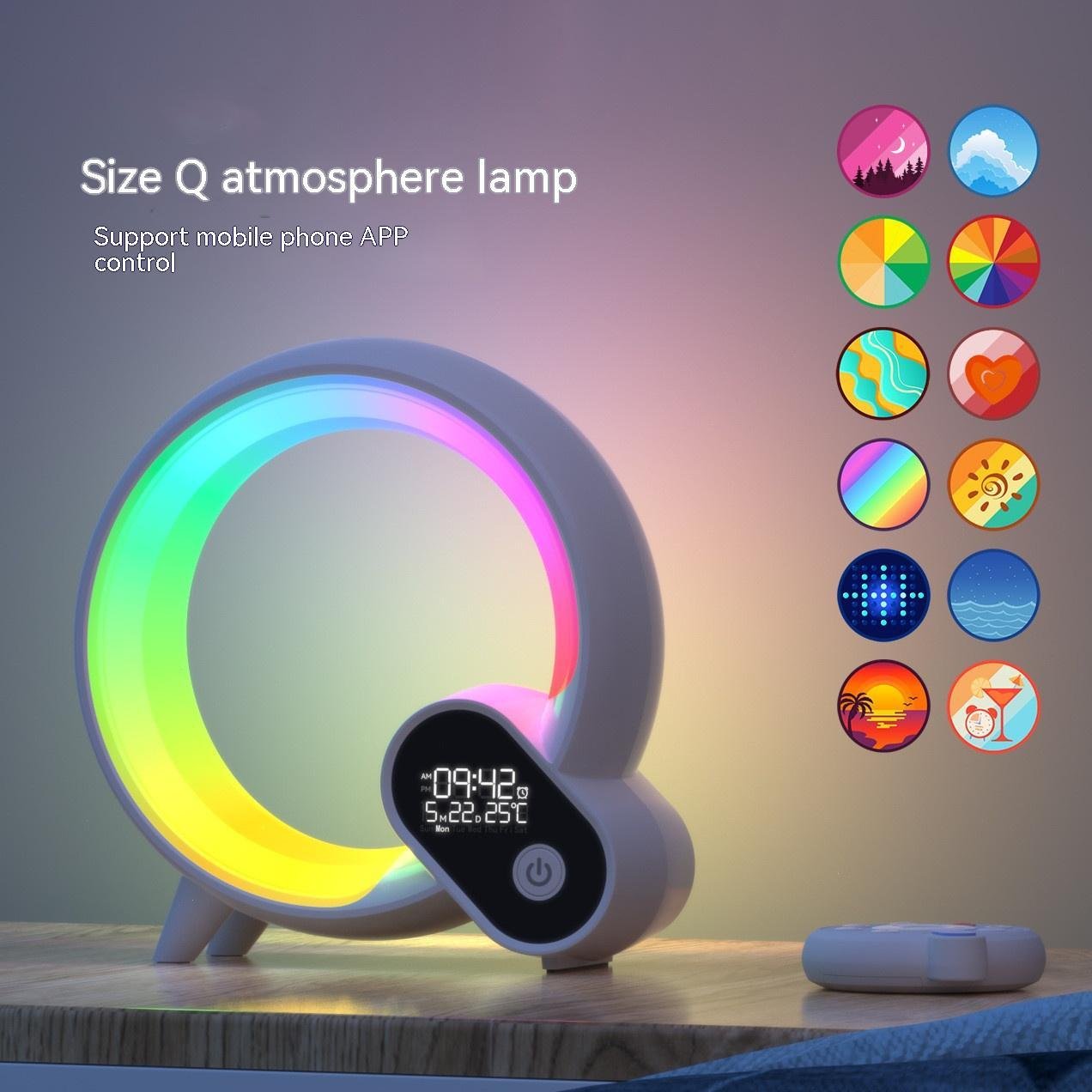 Smart 3-in-1 Sunrise Alarm Clock & Wireless Charger